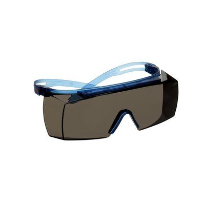 3M™ SecureFit™ 3700 Überbrille, blaue Bügel, Scotchgard™ Anti-Fog-Beschichtung (K&N), graue Scheibe, SF3702SGAF-BLU-EU