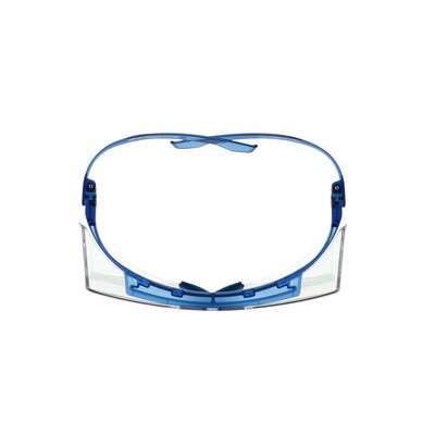 3M™ SecureFit™ 3700 Überbrille, blaue Bügel, Scotchgard™ Anti-Fog-Beschichtung (K&N), transparente Scheibe, SF3701SGAF-BLU-EU