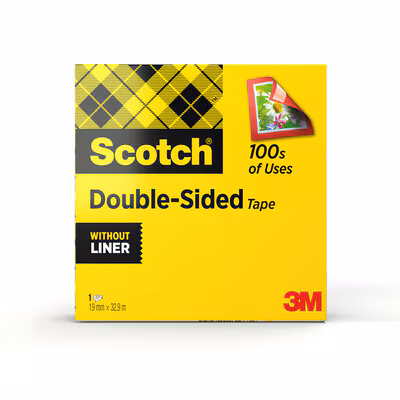 Scotch® doppelseitiges Klebeband 19 mm x 33 m