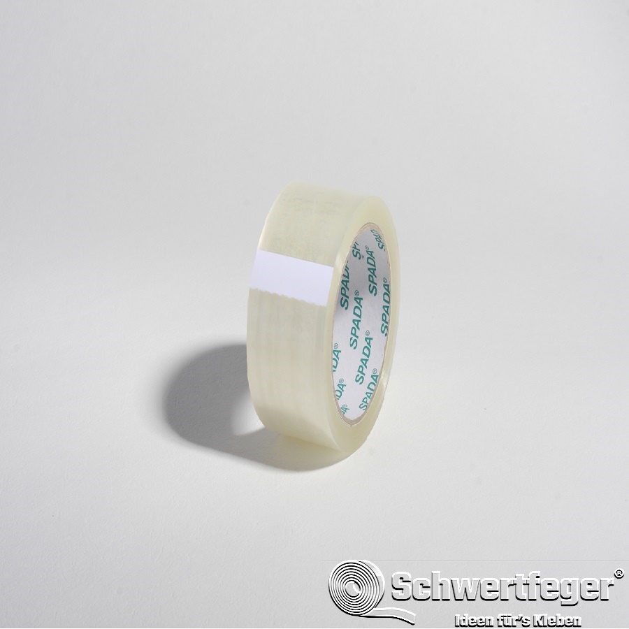 PP Packband SPADA® 610 Acrylatkleber transparent low noise25 mm x 66 m