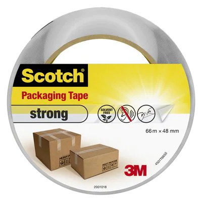 Scotch® Strong Verpackungsklebeband, transparent, 48 mm x 66 m
