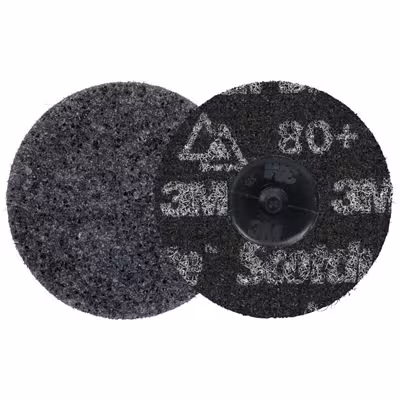 Scotch-Brite™ Roloc™ Präzisions-Vliesscheibe Heavy Duty, HD-DR, Extra Coarse 80+, TR, 76 mm