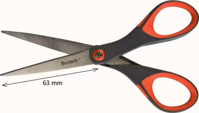 Scotch™ Präzisionsschere rot, 18 cm