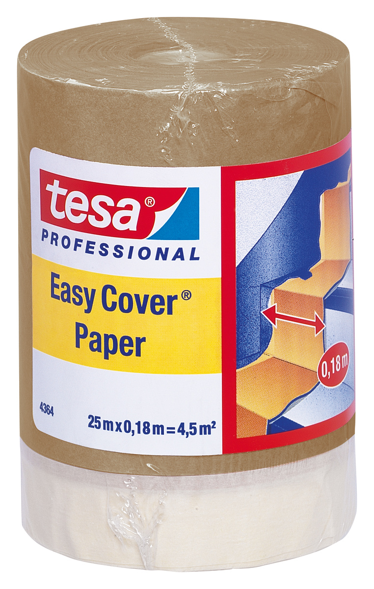 tesa Easy Cover 4364 Papier, 25m x 180mm, farblos