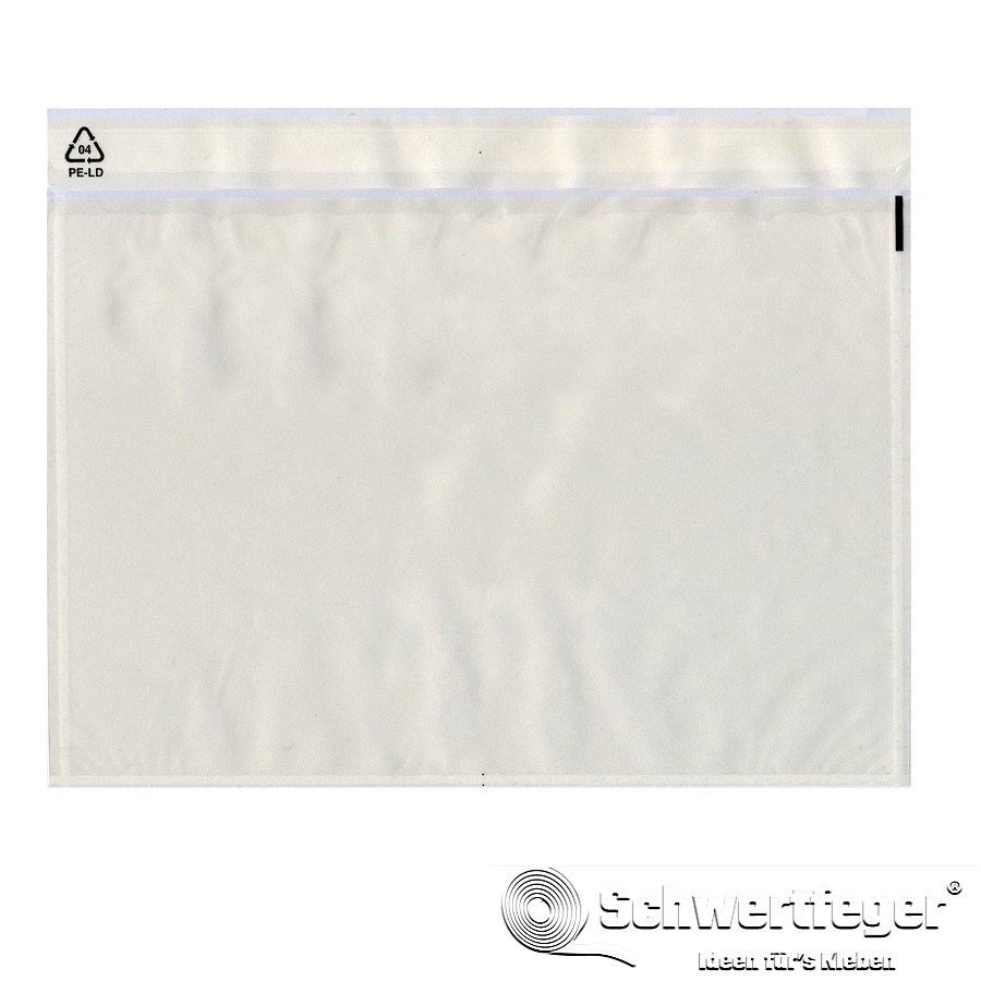SPADA® C4 Dokumententaschen 340x220+20 mm Neutral 500 Stück