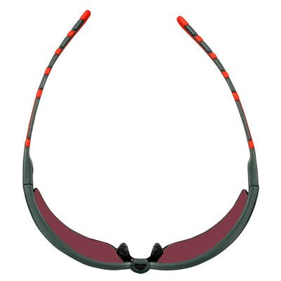 3M™ Solus™ 2000 Schutzbrille, grau/rote Bügel, rot verspiegelte Scheibe, winkelverstellbar, Anti-Kratz-Beschichtung, S2024AS-RED-EU