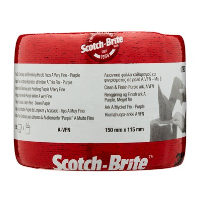 3M  Scotch-Brite™ Clean and Finish Vliesrolle CF-RL, 150 mm x 115 mm, A VFN