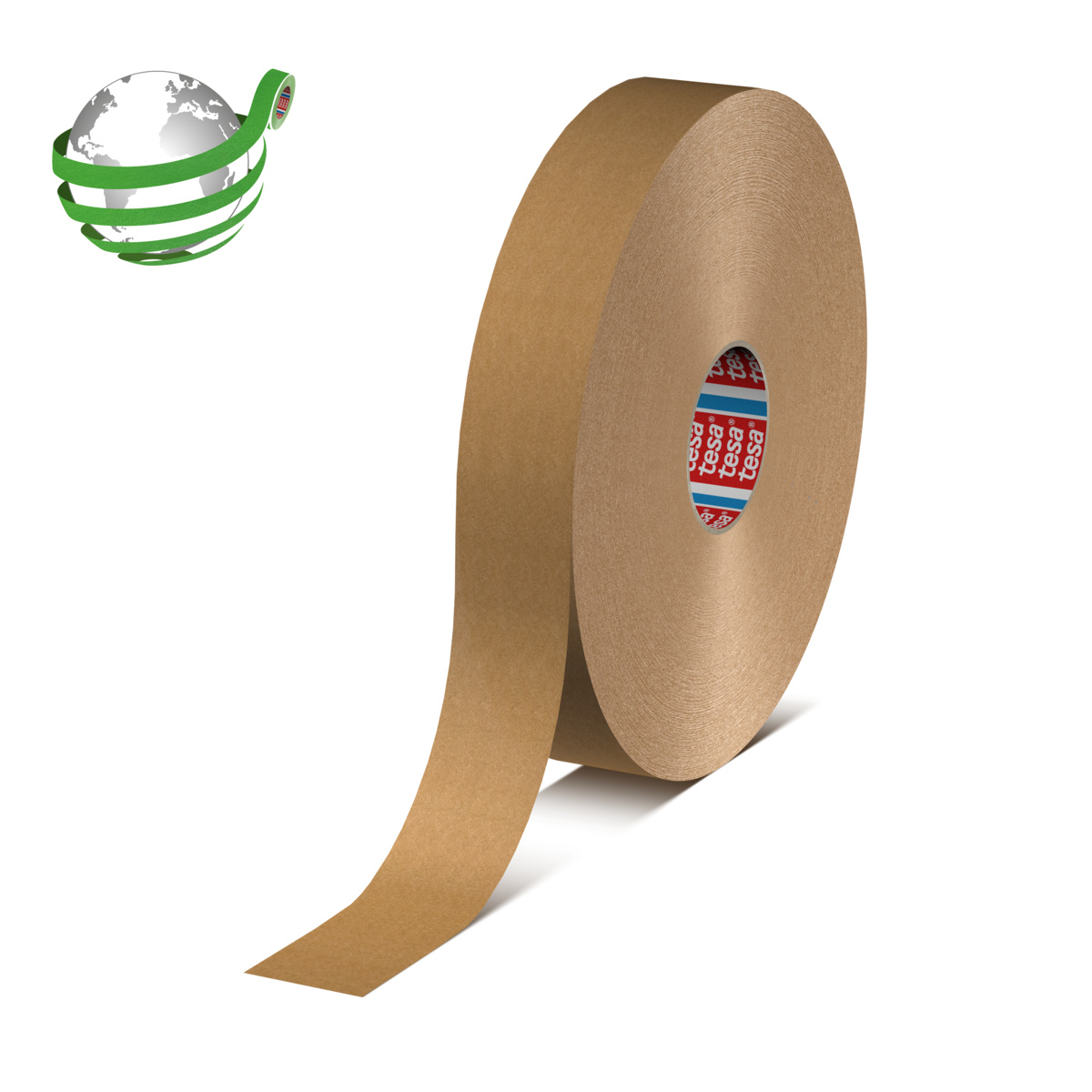 tesa 4513 Paper Packaging Tape, 50m x 50mm, braun