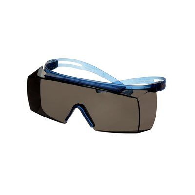 3M™ SecureFit™ 3700 Überbrille, blaue Bügel, Scotchgard™ Anti-Fog-Beschichtung (K&N), graue Scheibe, SF3702SGAF-BLU-EU