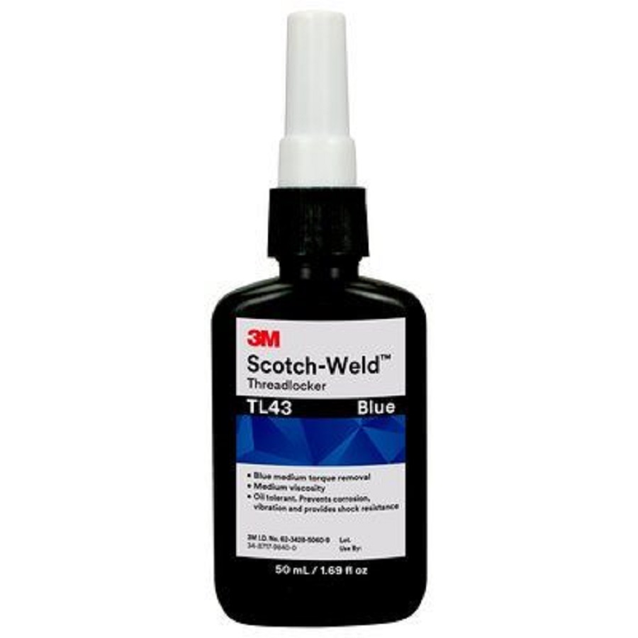 3M Scotch Weld SW TL 43 blau 50ml anaerober  Klebstoff zur Schraubensicherung