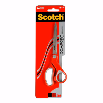 Scotch™ Komfortschere, rot 18 cm