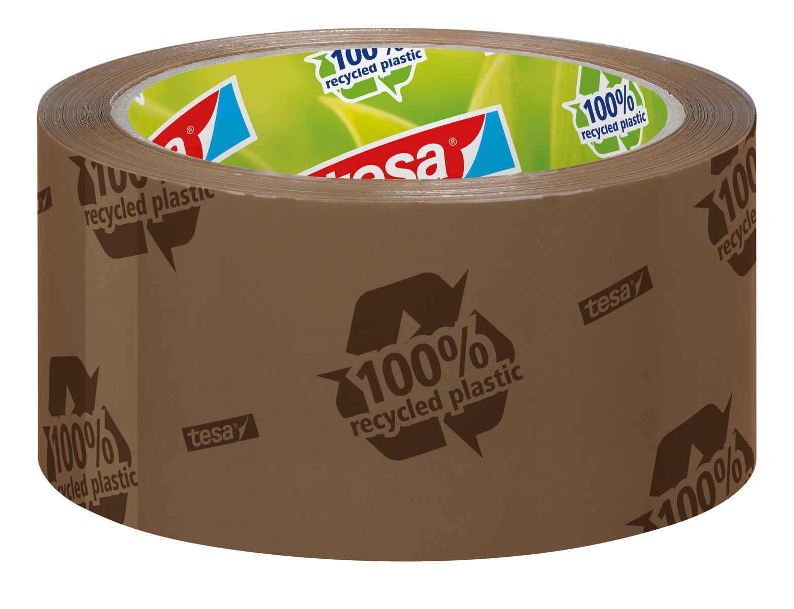 tesapack 58155 Ecologo, 66m x 50mm, braun-bedruckt