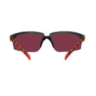 3M™ Solus™ 2000 Schutzbrille, grau/rote Bügel, rot verspiegelte Scheibe, winkelverstellbar, Anti-Kratz-Beschichtung, S2024AS-RED-EU