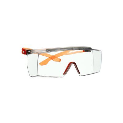  3M™ SecureFit™ 3700 Überbrille, oranges Gestell, Scotchgard™ Antibeschlag-/Antikratz- Beschichtung (K&N), klare Scheibe, SF3701SGAF-ORG