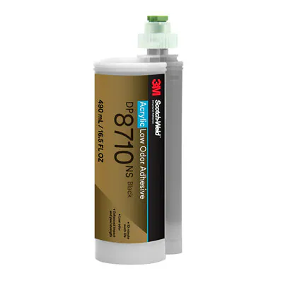 3M™ Scotch-Weld™ 2 Komponenten-Konstruktionsklebstoff auf Acrylatbasis DP8710NS, Schwarz, 490 ml