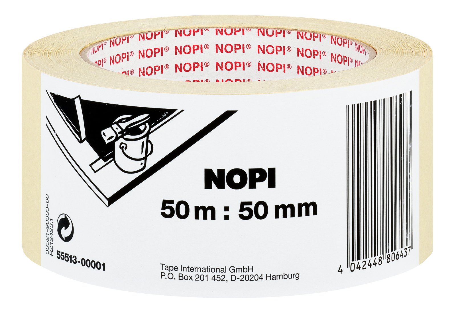 NOPI Malerkrepp 55513, 50m x 50mm, chamois