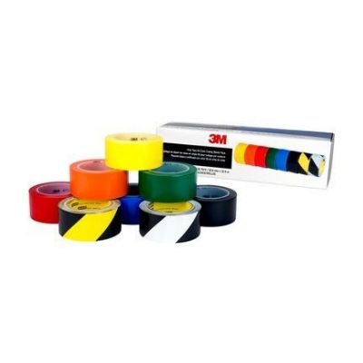 3M™ PVC-Klebeband 471 5S-Farbkodierungs-Starterpaket, 8 Rollen/Kit