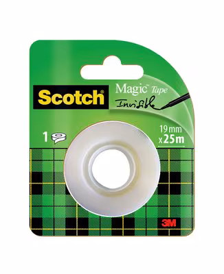Scotch® Magic™ Unsichtbares Klebeband, Nachfüllpackung, 19 mm x 25 m