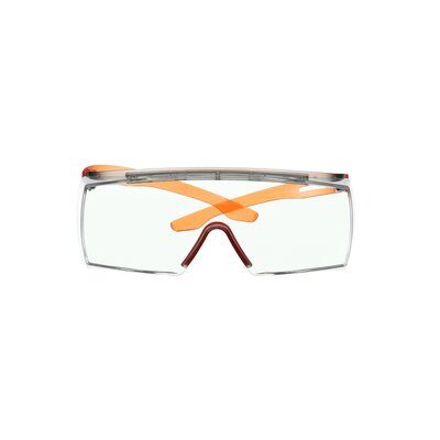  3M™ SecureFit™ 3700 Überbrille, oranges Gestell, Scotchgard™ Antibeschlag-/Antikratz- Beschichtung (K&N), klare Scheibe, SF3701SGAF-ORG