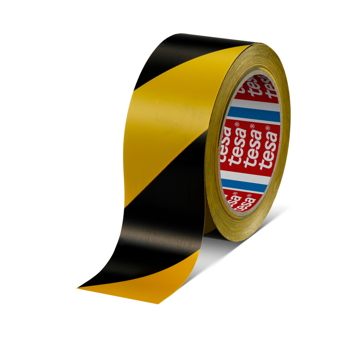 tesa 60760 Bodenmarkierung, 33m x 50mm, schwarz-gelb