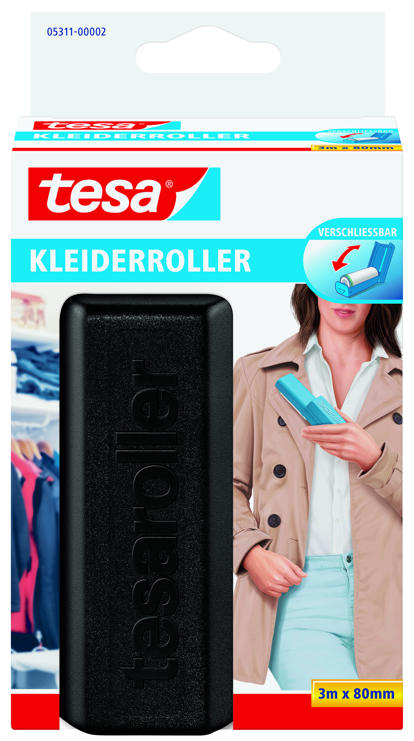 tesa 5311 Kleiderroller Lint Remover Clothing