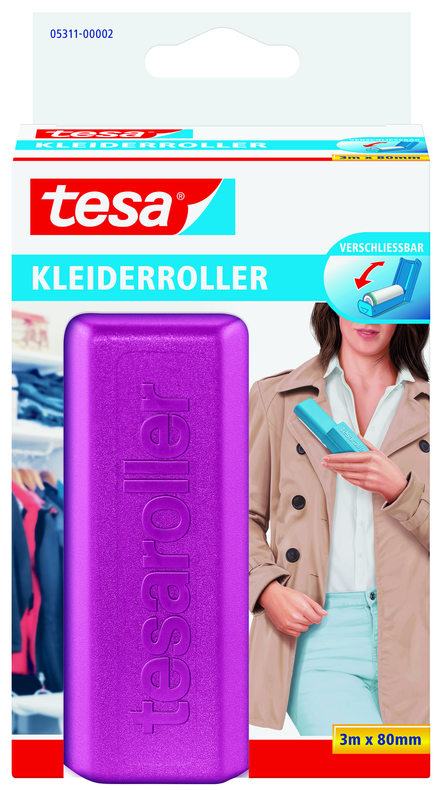 tesa 5311 Kleiderroller Lint Remover Clothing