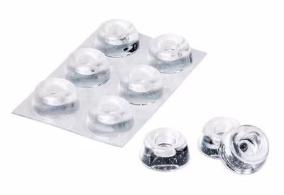 3M™ Bumpon™ SJ5309BL Elastikpuffer Mini-Pack, Transparent, 6 Stück, 22.3x 10.1mm, Klebstoff Acrylat A-20