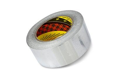 3M™ Aluminiumklebeband 1436F, Silber, 50 mm x 50 m, einzeln verpackt