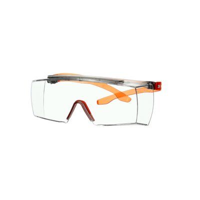  3M™ SecureFit™ 3700 Überbrille, oranges Gestell, Scotchgard™ Antibeschlag-/Antikratz- Beschichtung (K&N), klare Scheibe, SF3701SGAF-ORG