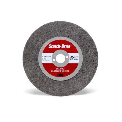 Scotch-Brite™ EXL Verpresste Kompaktscheibe EX-UW, 203.2mm x 4.2mm x 25.4mm, 8A CRS