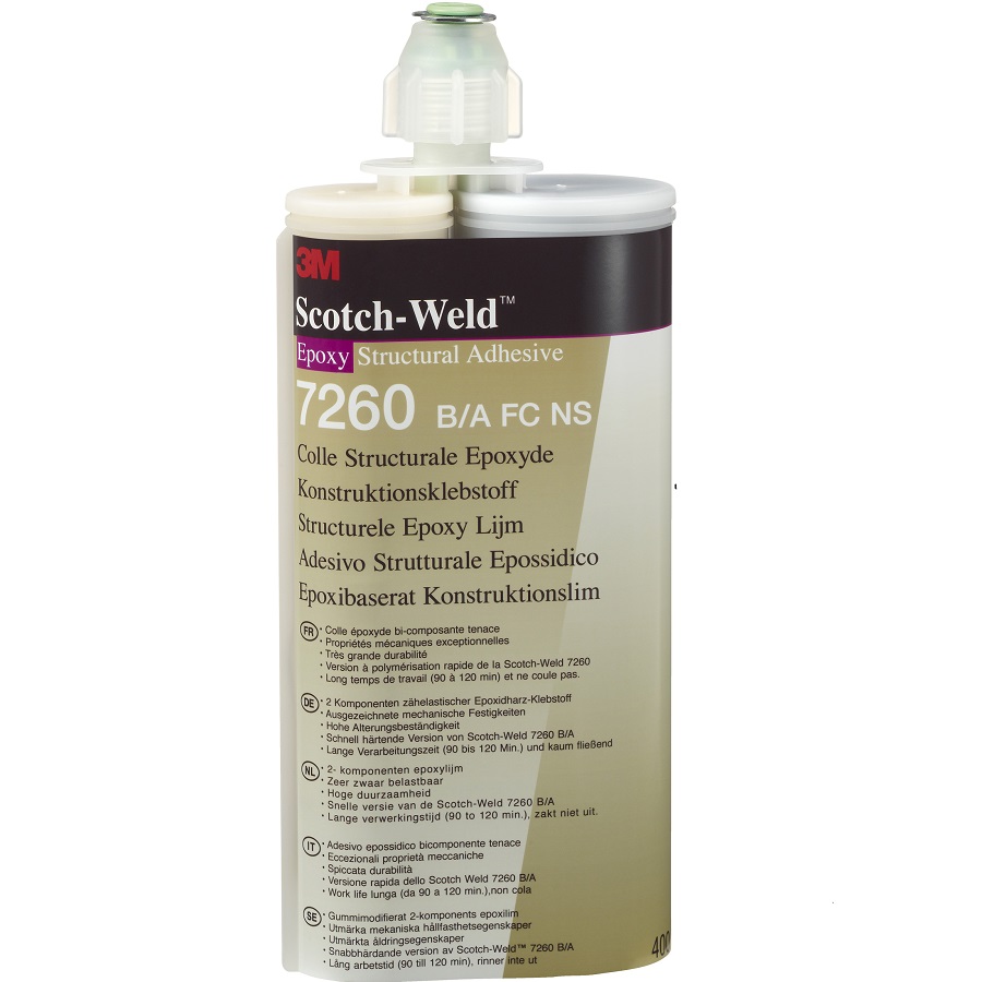 3M Scotch Weld SW 7240 B / A FR schwarz 400 ml 