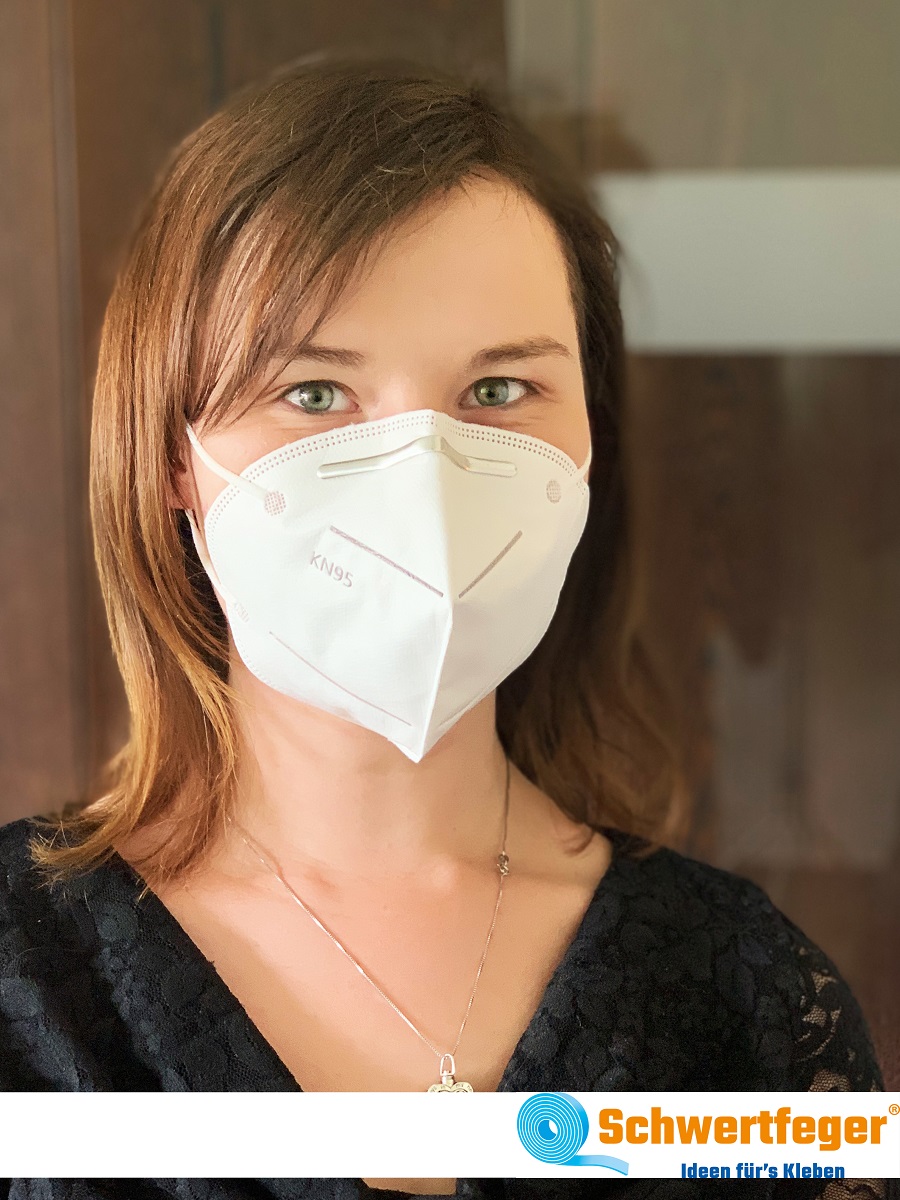 Atemschutzmasken KN95 Gesichtsmaske ohne Ventil mit Nasenbügel Mundschutz Maske