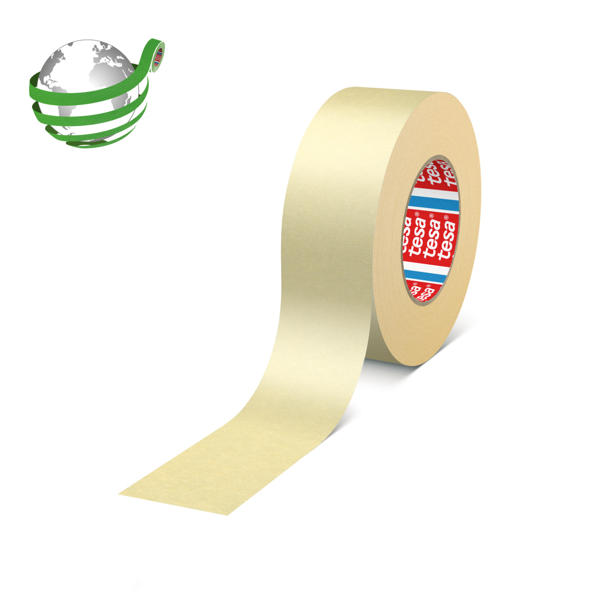 tesakrepp 4324, 50m x 12mm, pastellgelb