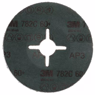 3M™ Fiberscheibe 782C, 125 mm x 22 mm, 60+