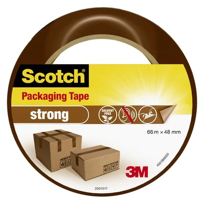 Scotch® Strong Verpackungsklebeband, braun, 48 mm x 66 m